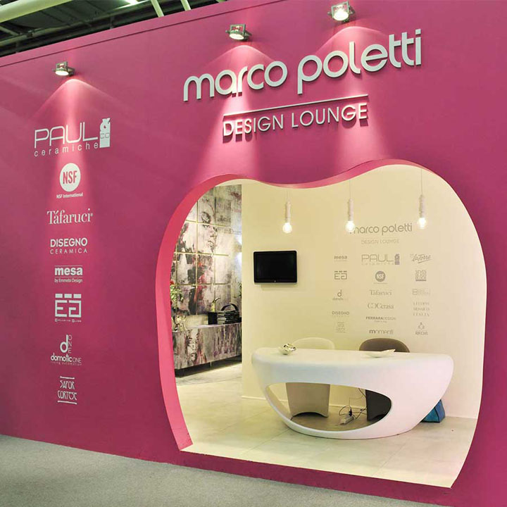 MARCO POLETTI DESIGN LOUNGE CERSAIE 2015