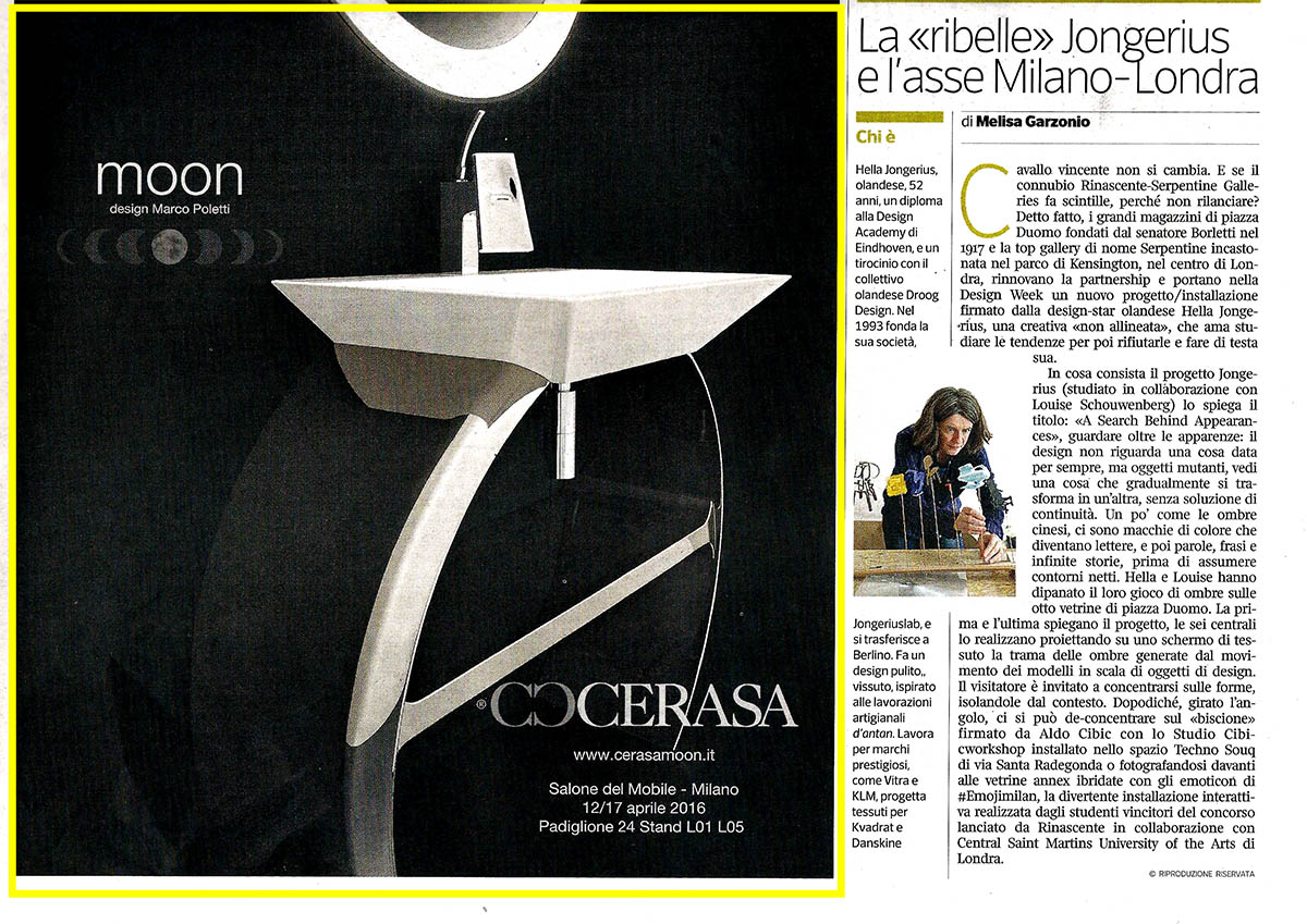 CORRIERE DELLA SERA DESIGN 04-2016